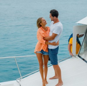 Evgenia Zverev With Hubby Mischa Zverev On Holiday